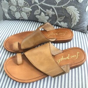 Free People Sant Antoni Leather Sandal